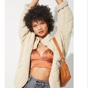 Quilted Jacket - Tan